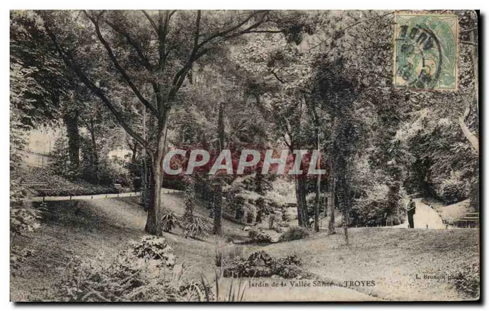 Garten der Vallée Silvée — Troyes — L. Brunon, phot. - Vorderseite
