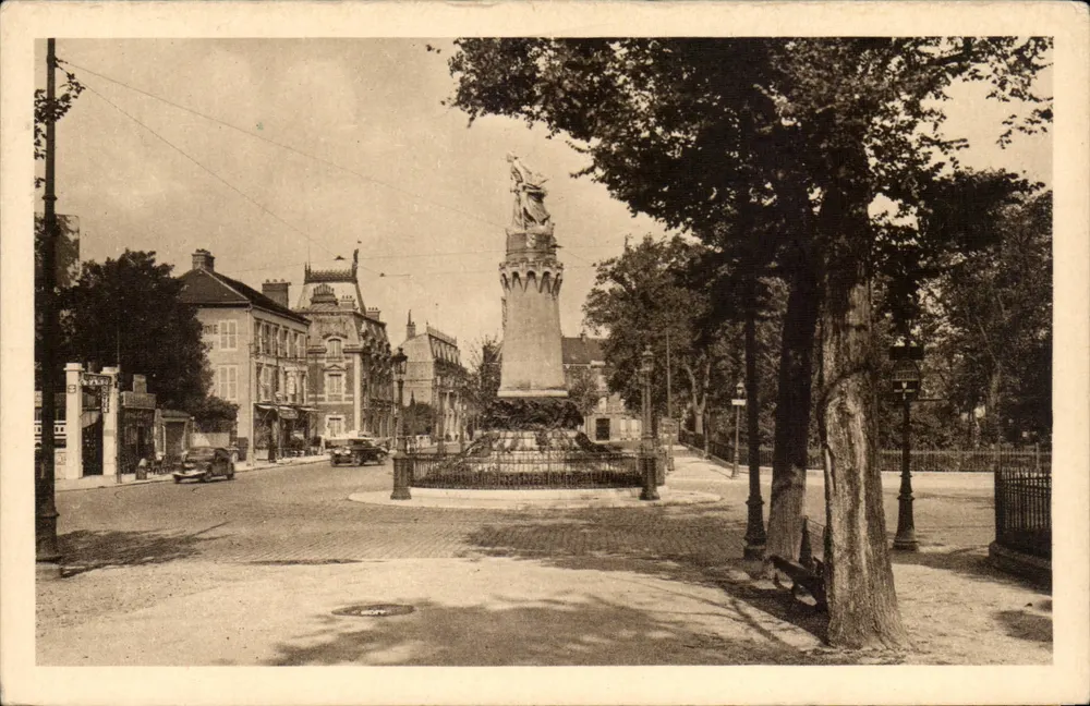 Troyes — Monument der Kinder der Aube — Verbotene Druckerei - Vorderseite