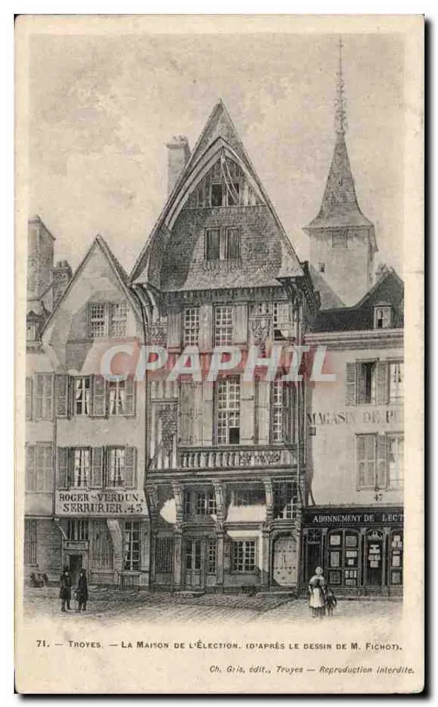 Troyes — Das Wahlhaus — Ch. Gris, Verlag, Troyes - Vorderseite