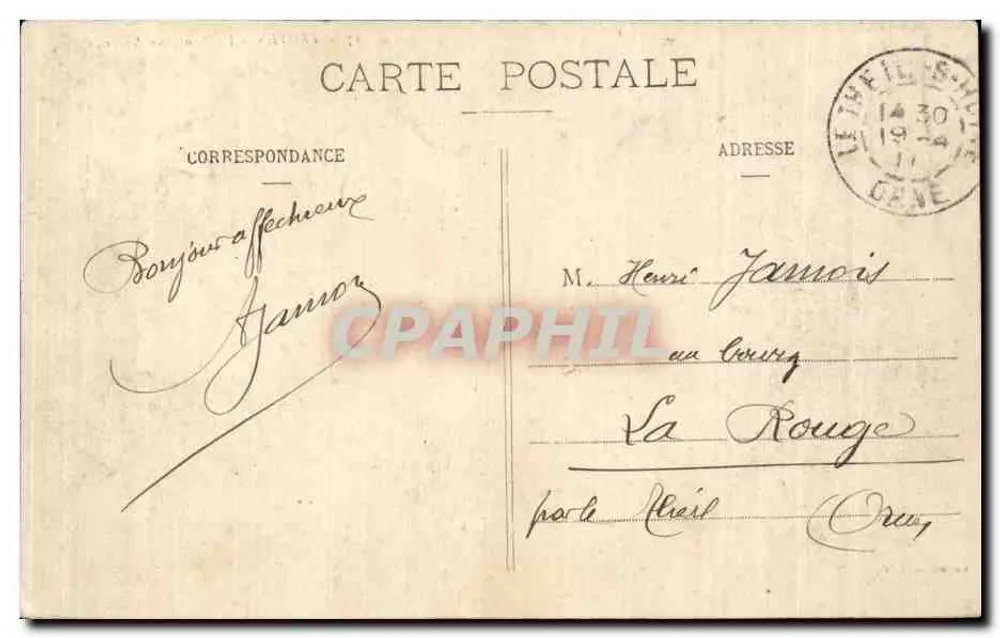 Troyes - A Fonte Argence — Coleção T. G. — n°17 - Verso