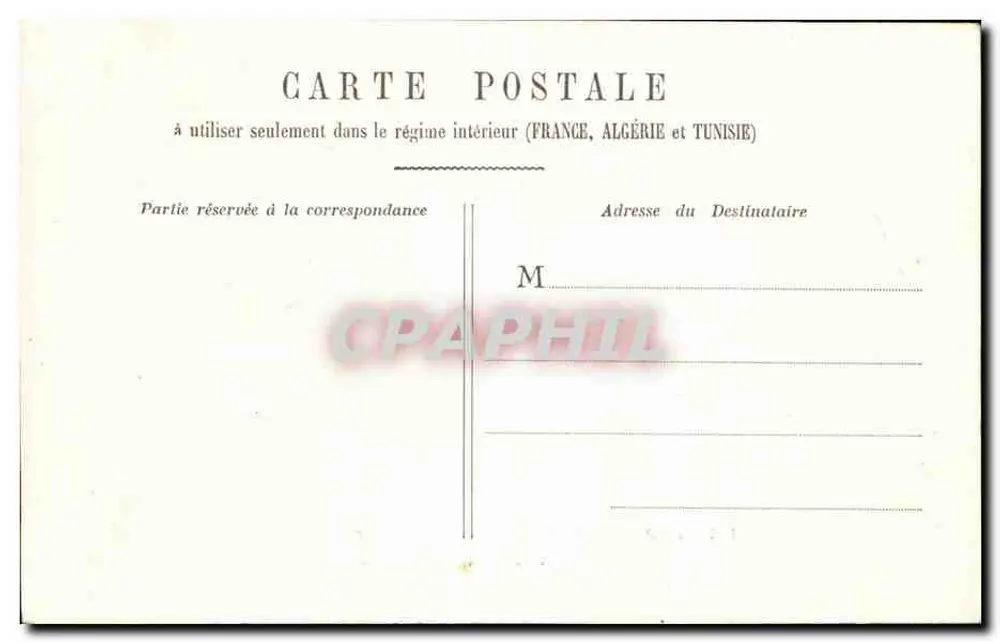 Paris 4. — Die Kammer der Abgeordneten und Statue des Gesetzes — Verlag nicht sichtbar - Rückseite