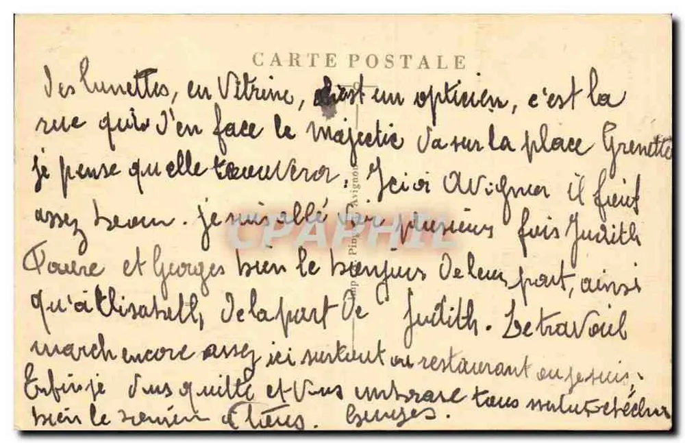 Avignon — O Ponte St-Bénézet (século XII) — com texto musical - Verso