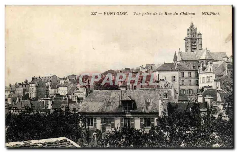 Pontoise — Ansicht vom Rue du Château — ND*Phot. - Vorderseite