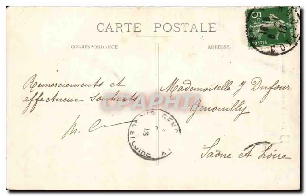 Dijon — Estátua de São Bernardo - Verso