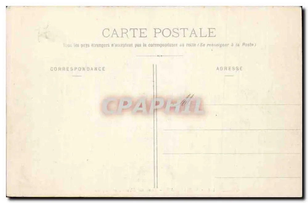 Montereau - Brücke über die Yonne und die Kirche — unbekannter Verlag, Seriennummer 524 - Rückseite