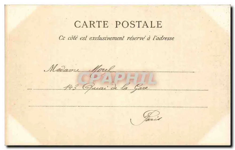 Forêt de Fontainebleau — Kreuz des Grand Veneur — Verlag Trillanel, n°71 - Rückseite
