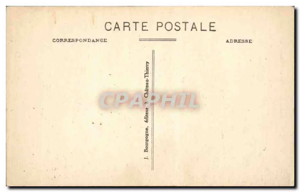 Provins — A Grange aux Dîmes (século XII) — Edit. J. B. - Verso