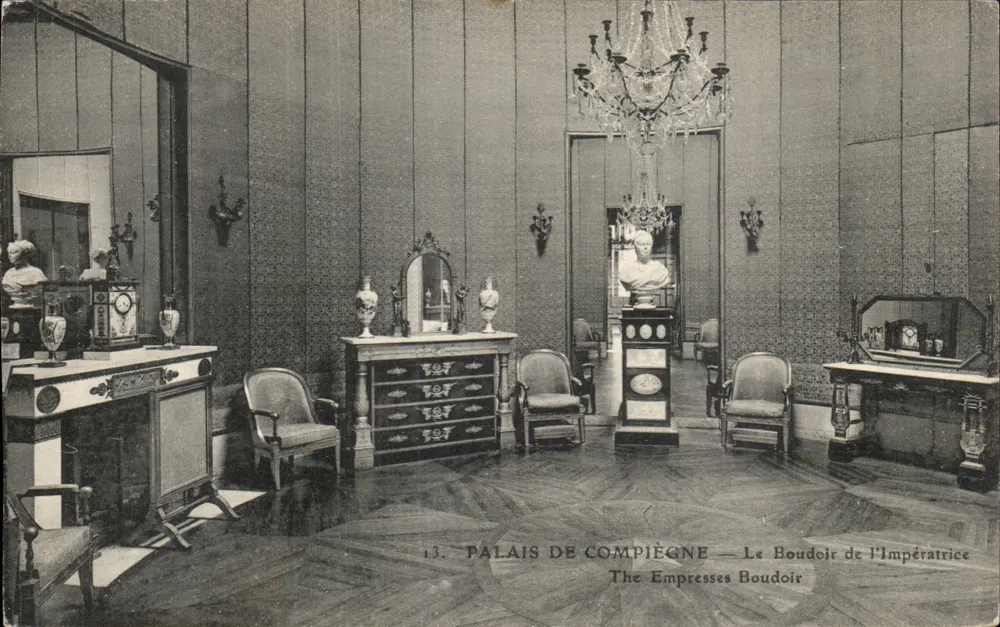 Palácio de Compiègne — O Quarto da Imperatriz - Frente