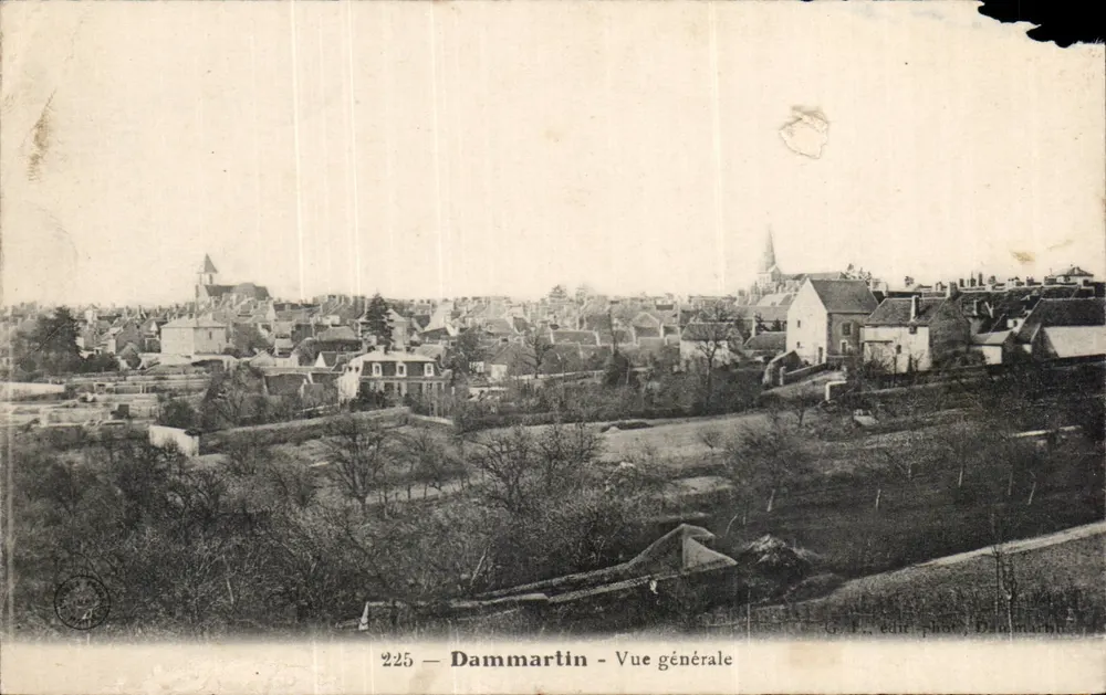 Dammartin - Vue générale — éditeur G. J. - n° 225 - Recto