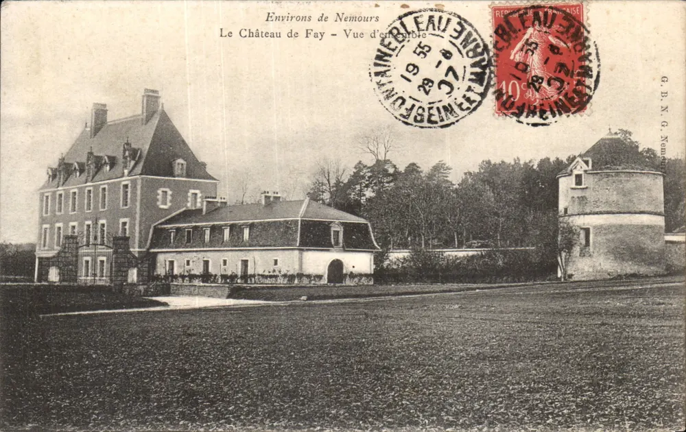 Schloss Fay — Umgebung von Nemours — G.B.N.Q. Nemours - Vorderseite