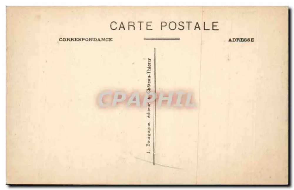 Provins — Place du Chatel — Edit. J. B. - Verso