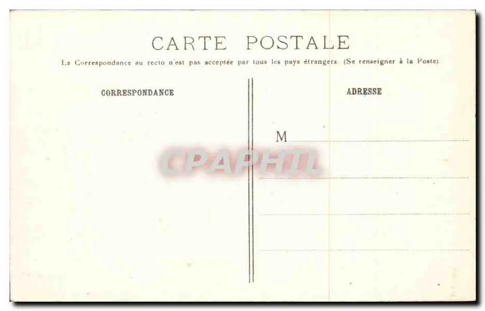 Montceaux (S.-et-M.) — Ansicht des Dorfes nach dem Durchgang der Deutschen — A.R. Paris, Nr. 476 - Rückseite