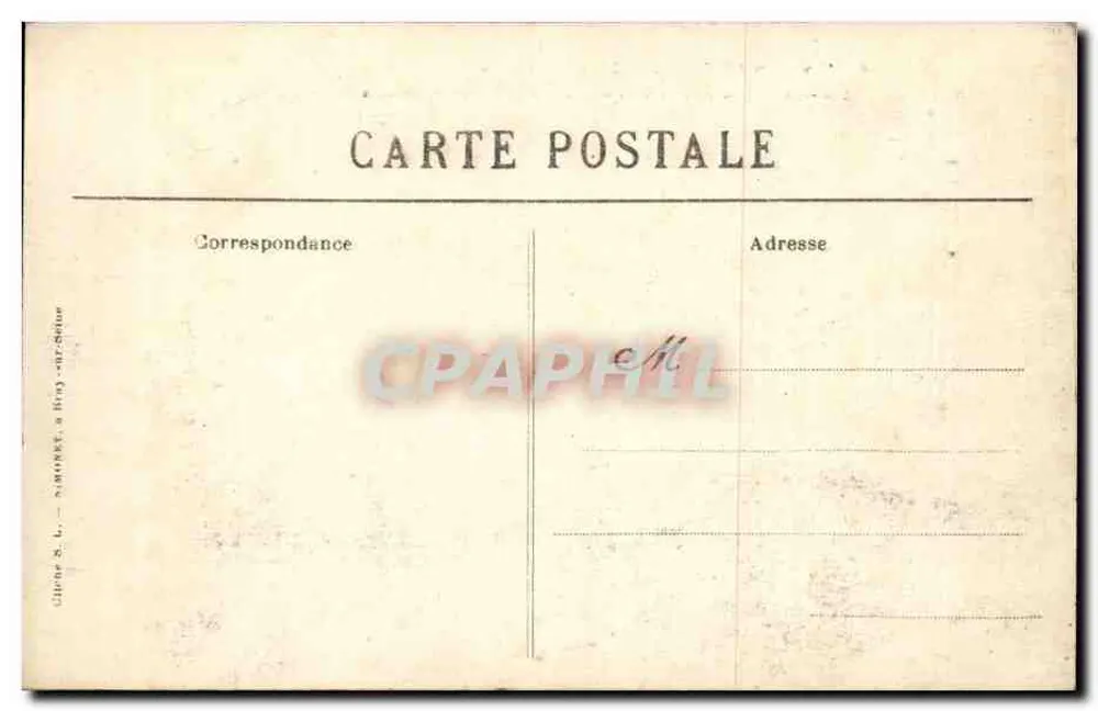 Courtacon (S.-et-M.) — Innenansicht von von den Deutschen zerstörten Höfen — September 1914 - Rückseite