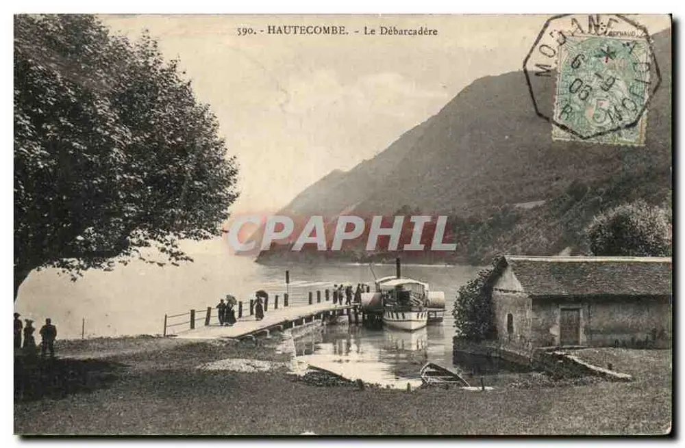 Haute-Côme - O Desembarque — n° 590 — editor não identificado - Frente