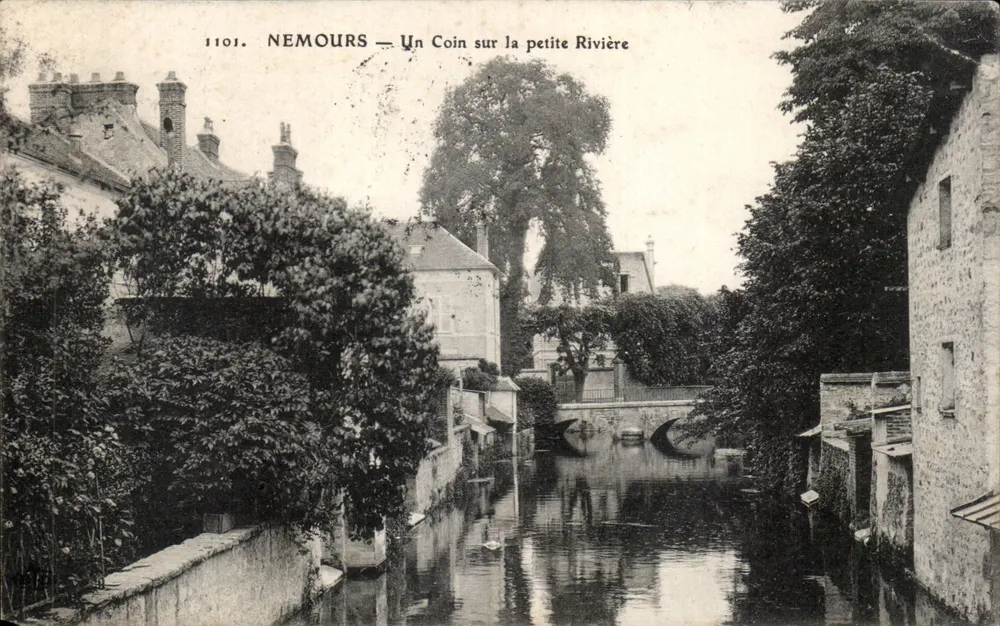 Nemours — Ein Eckchen am kleinen Fluss — unbekannter Verlag, Nr. 1103 - Vorderseite