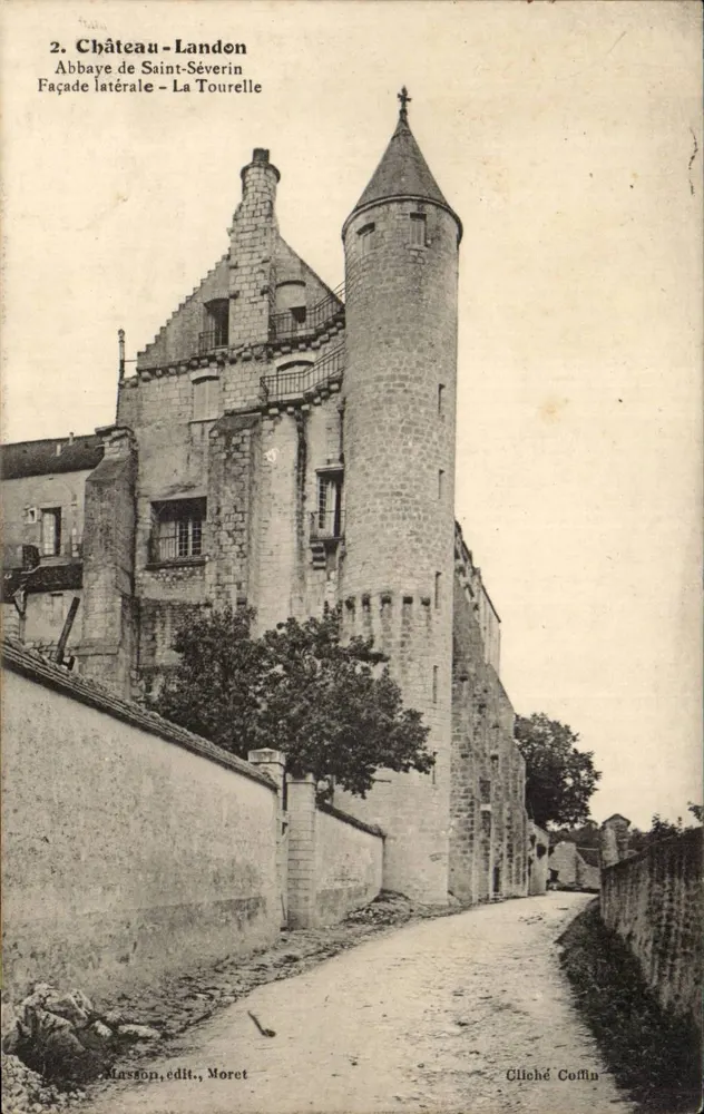 Château-Landon — Seitenfassade - Die Turm — Masson, Verlag, Moret - Vorderseite