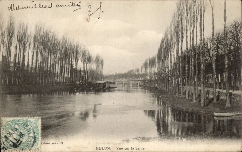 MELUN - Vista sobre a Seine — deluonaises - 33 - Frente