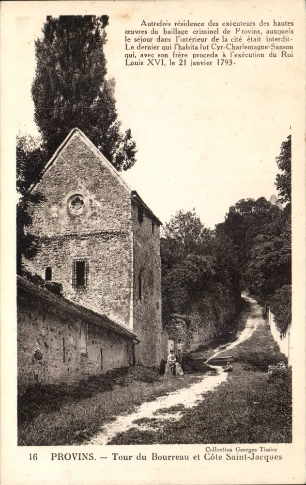 Provins — Torre do Carneiro e Côte Saint-Jacques — Coleção Georges Tissier - Frente