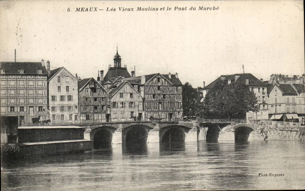 Meaux — Die alten Mühlen und die Marktbrücke — Phot-Express - Vorderseite