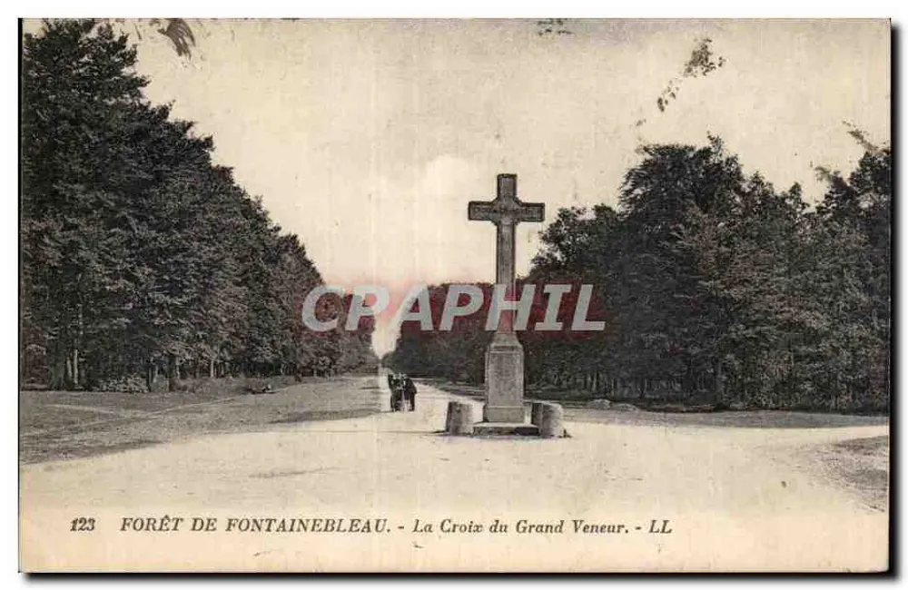 Forêt de Fontainebleau — Die Kreuz des Grand Veneur — LL - Vorderseite