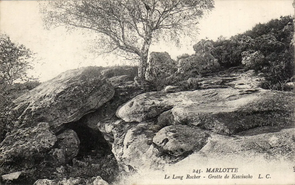 El Largo Roca - Cueva de Kosciusko — Marlotte - Anverso