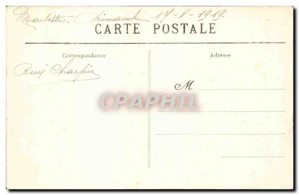 Marlotte — Le Long Rocher und Sentier de l'Enfer du Dante — L.C. n°242 - Rückseite