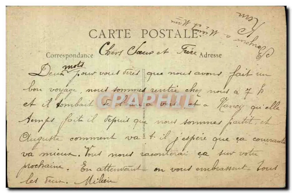 Ferrières-en-Brie — Castelo, fachada — Ensch-Rochat, Thorigny-Lagny (S.-et-M.) - Verso