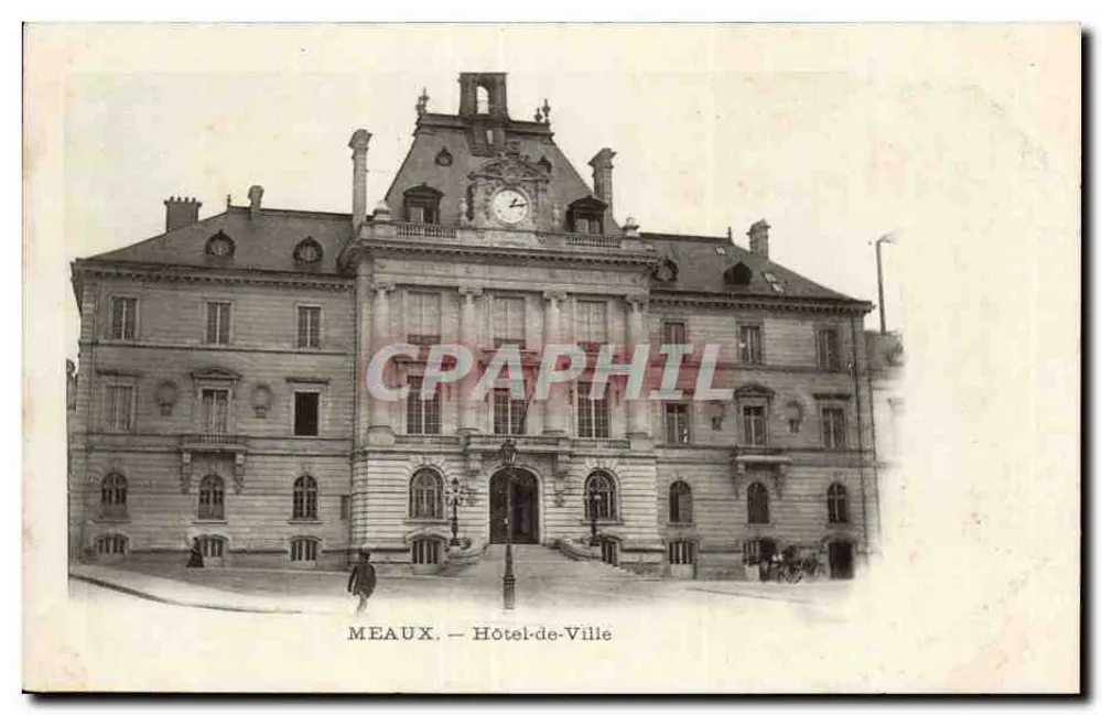 Meaux — Hotel-de-Ville — Editore non identificato, numero di serie non visibile - Recto
