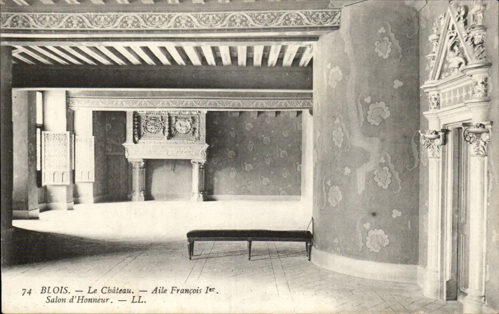 Blois — Das Schloss. — Flügel von François I. — Ehrensaal. - Vorderseite