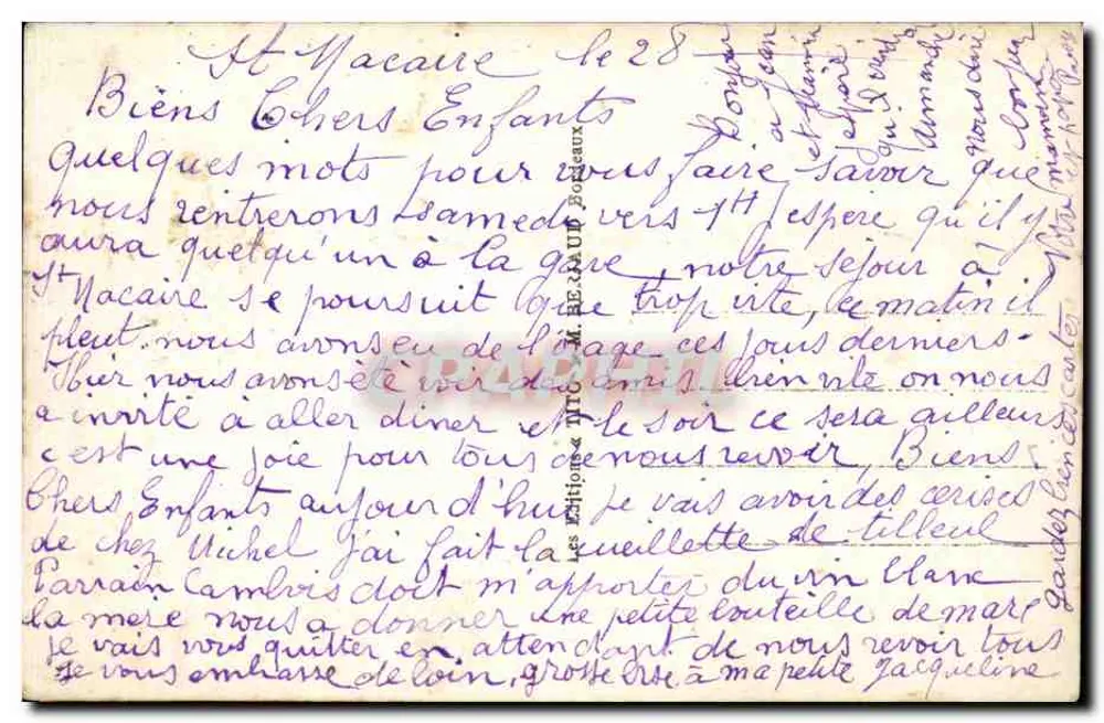 Biarritz - O Porto Velho — Tito - Verso
