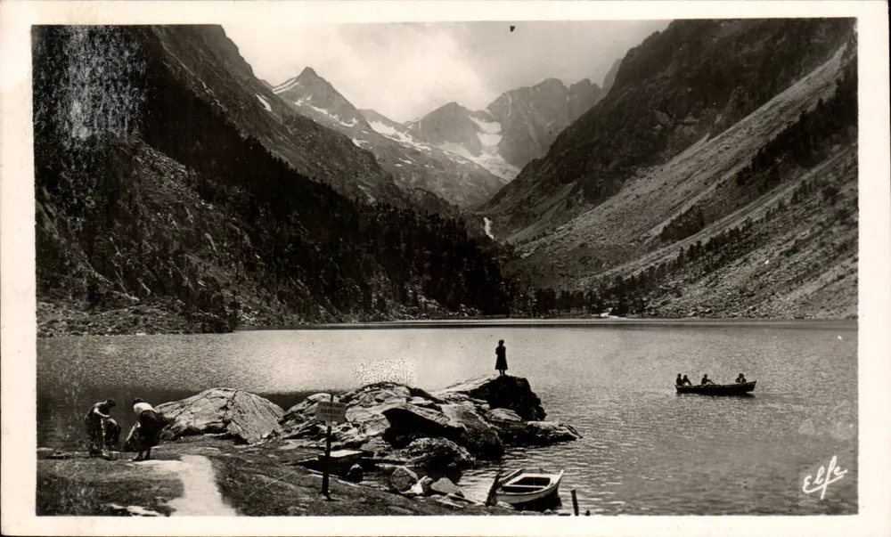 Lago de Gaube — As Altas Pirineus — Editor LAOUCHE — n°4 - Frente