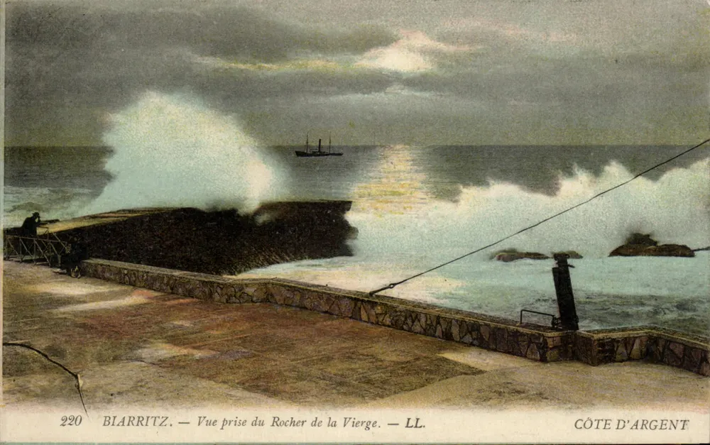 Biarritz — Ansicht vom Rocher de la Vierge — LL. Côte d'Argent - Vorderseite
