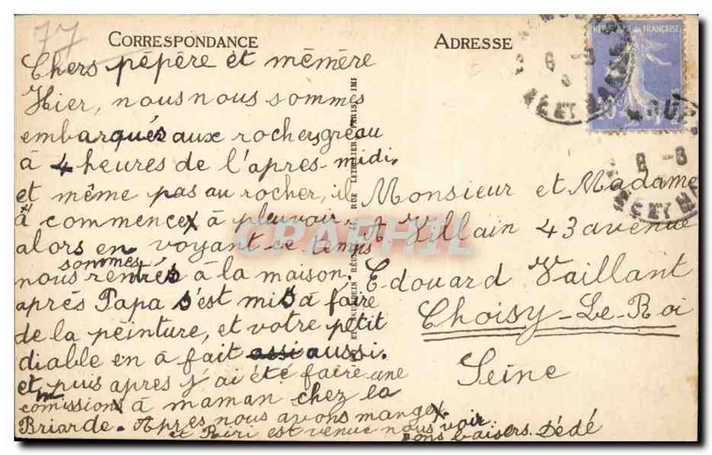 Nemours — L'Hospice — LL - Verso