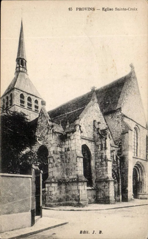 Provins — Igreja de Santa Cruz — Editor J. B. - Frente