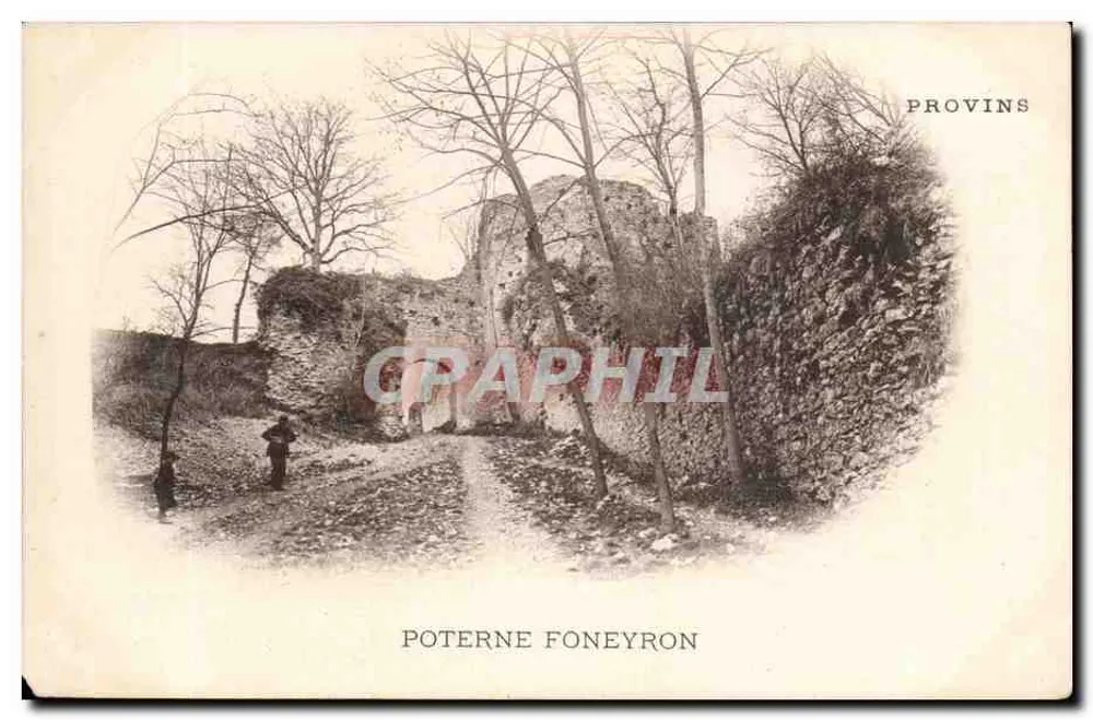 Pórtico Foneyron — ruínas — Provins - Frente