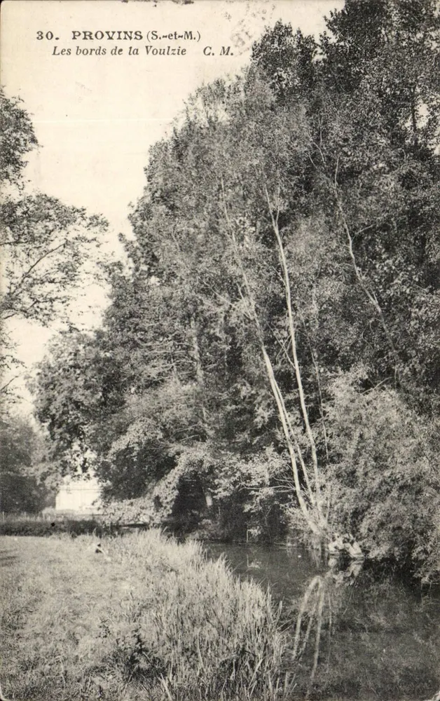 Die Ufer der Voulzie — Provins (S.-et-M.) — Künstlerische Ausgabe C.M. n°30 - Vorderseite