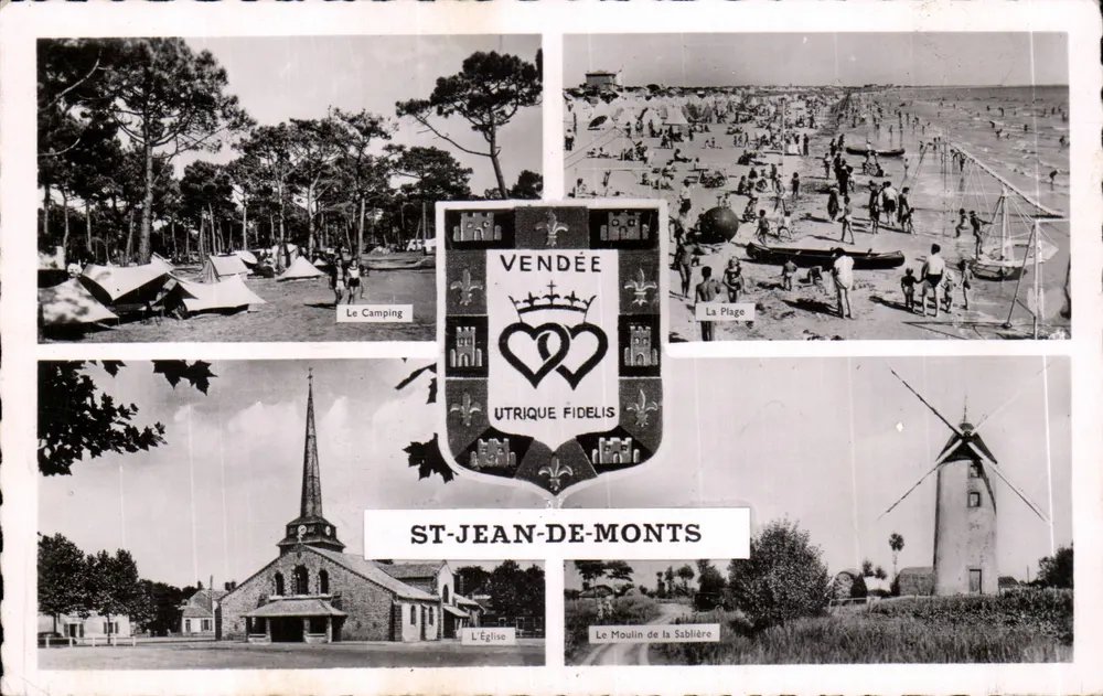 St-Jean-de-Monts — Vista panorâmica — Edições Artaub e filhos, Nantes - Frente