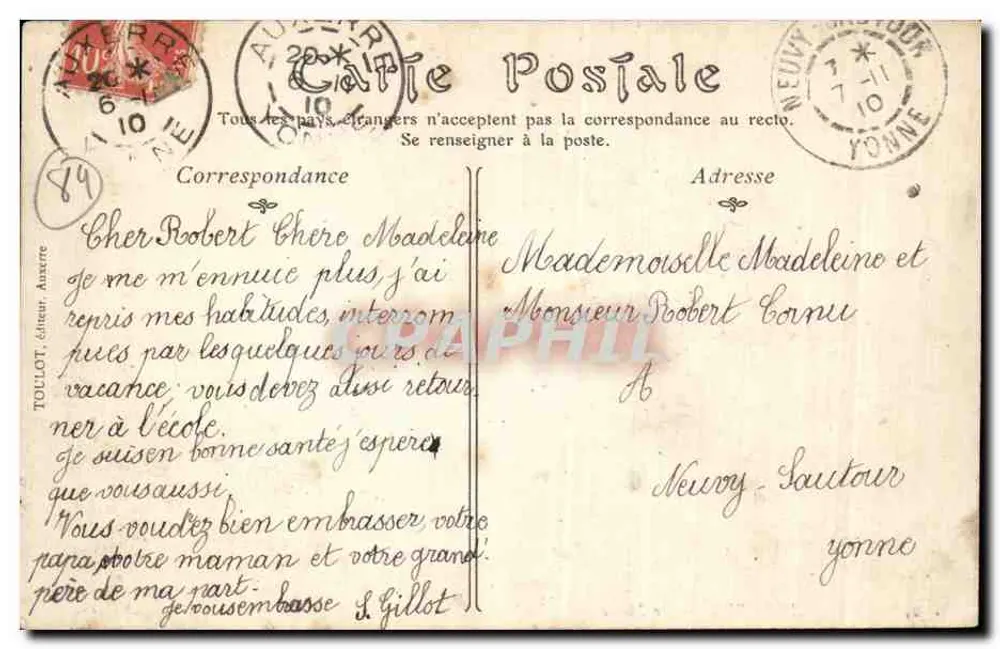 Auxerre — O Muste — Villard & Neuvillette, editora - Verso