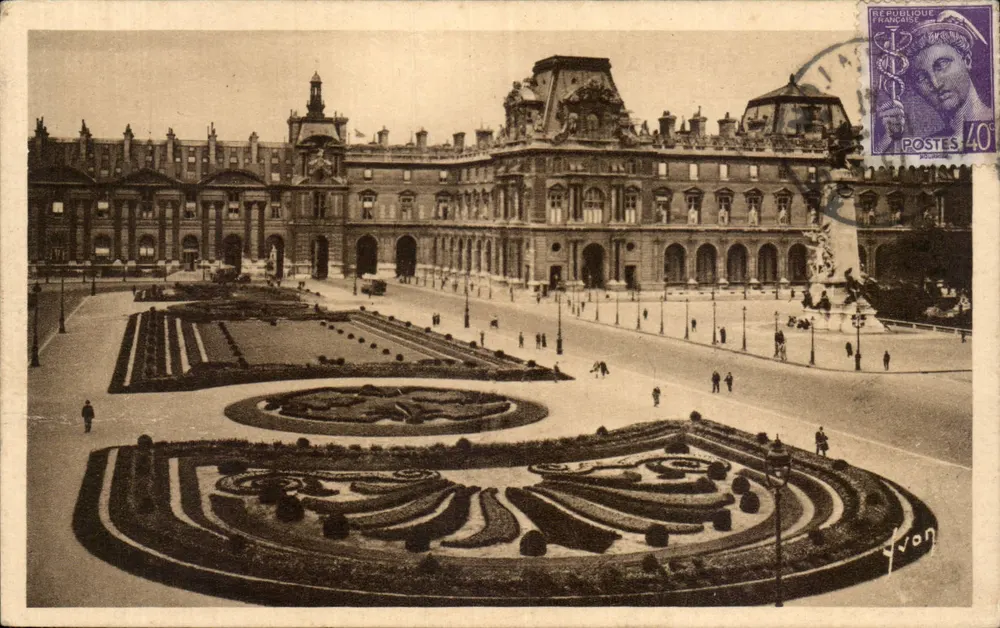 Paris... em passeio — O Carrousel — Edições de Arte Yvon - Frente