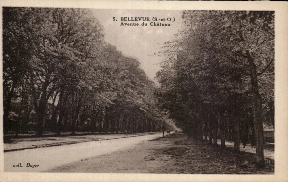 Bellevue (S.-et-O.) — Avenue du Château — coll. Boyer - Voorkant