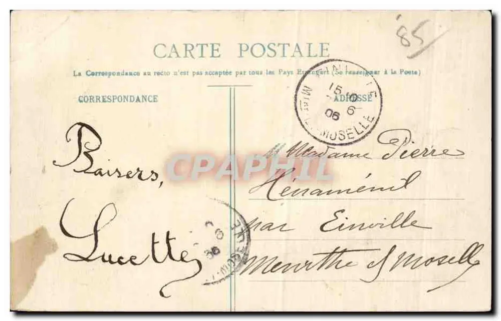La Roche-sur-Yon — A Estátua de Napoleão — F. D. — n°150 - Verso