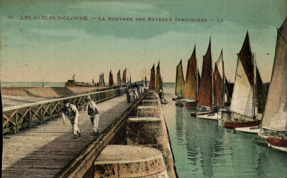 Les Sables-d'Olonne — Die Rückkehr der Sardischen Schiffe — LL - Vorderseite