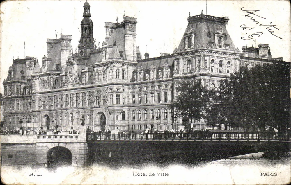 Hôtel de Ville — Paris — H.L. editora - Frente