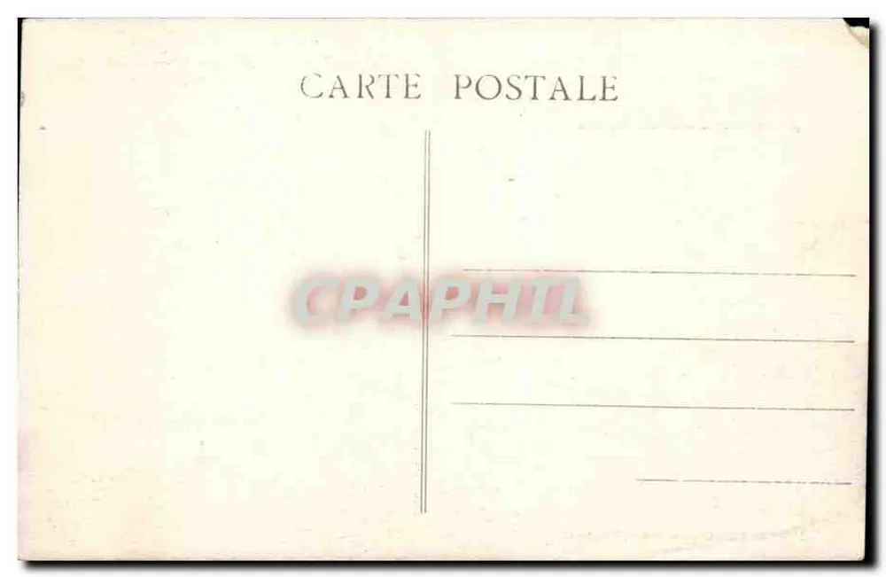 Trégastel-Plage (C.-du-N.) — O Pai Eterno — Edição do Hotel Beau-Séjour, Trégastel - Verso