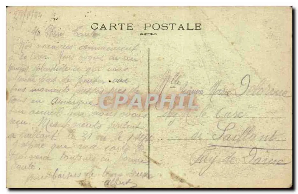Royan (Ch.-Inf.) — A Grande Concha, as tendas — R.S. 47 - Verso