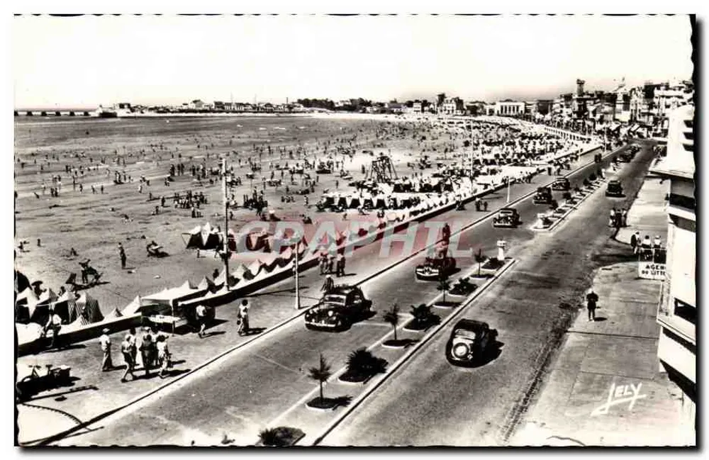 Les Sables-d'Olonne (Vendée) — A Praia — Edição Jehly - Frente