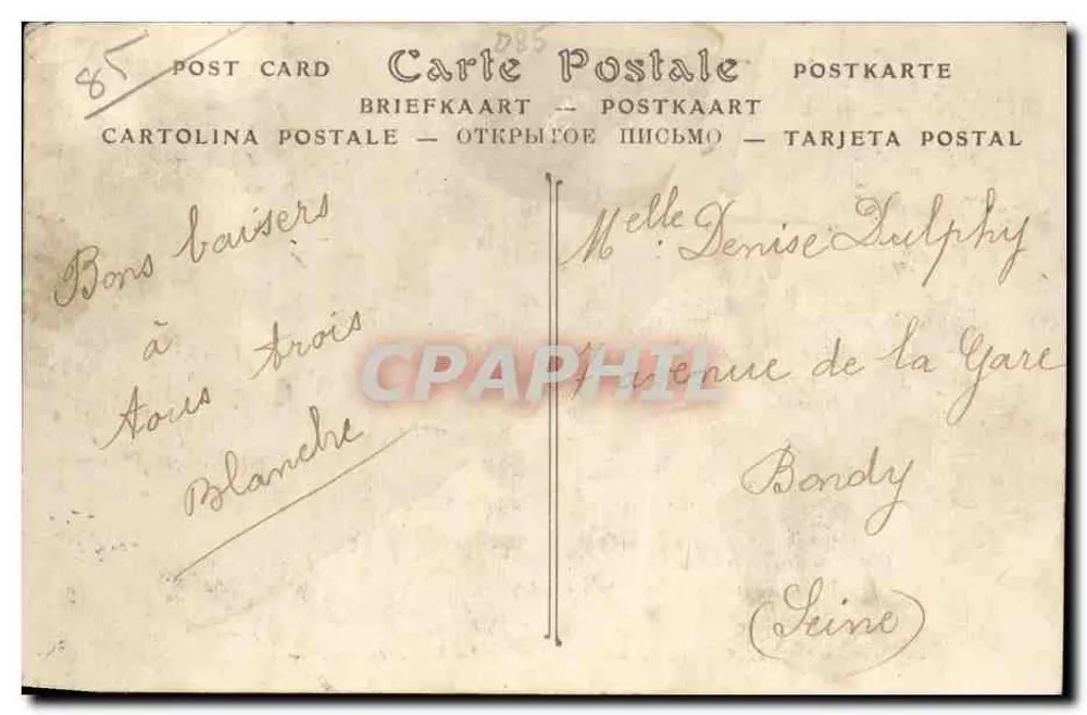 Les Sables-d'Olonne — A Praça do Minage — Azar de Remblai e Grand Bazar - Verso
