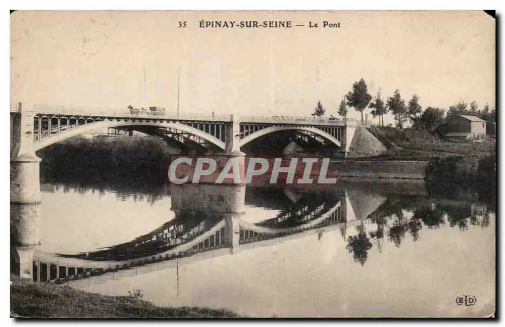 ÉPINAY-SUR-SEINE — O Ponte — Editor E.P.D. n°35 - Frente