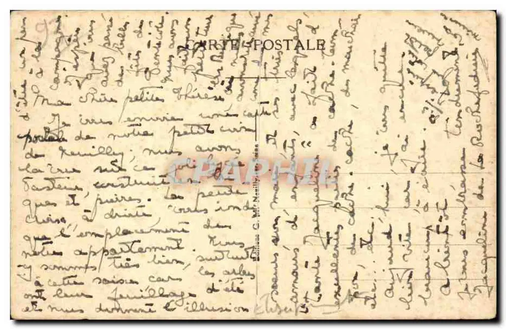 Neuilly-sur-Seine — Lycée Pasteur, entrada principal — editor não identificado - Verso