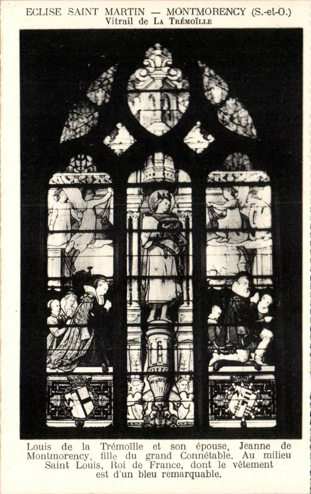 Kirche Saint Martin — Montmorency (S.-et-O.) — Glasfenster von La Trémoille - Vorderseite